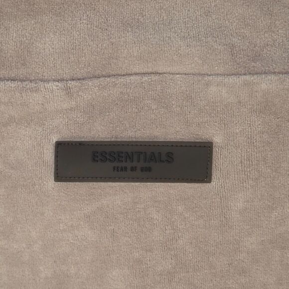 Fear of God Essentials Women's XL Velour Half Zip Mockneck Oversized Baggy 90s - Picture 5 of 9